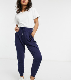 Темно-синие базовые джоггеры узкого кроя ASOS DESIGN Petite-Темно-синий