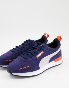 Темно-синие кроссовки Puma R78 SD-Темно-синий