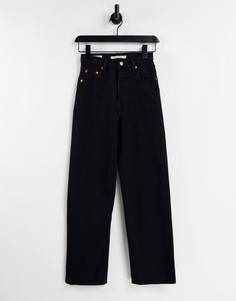 Черные джинсы до щиколотки Levis Ribcage-Черный цвет Levis®