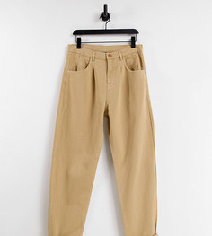 Свободные джинсы песочного цвета в стиле унисекс Reclaimed Vintage Inspired 83-Коричневый цвет