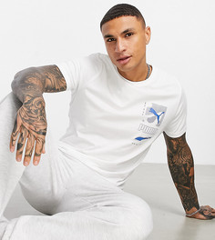 Белая футболка с логотипом Puma-Белый