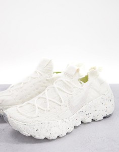 Белые кроссовки Nike Space Hippie 04-Белый