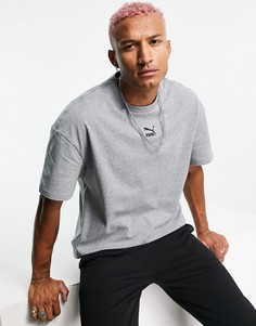 Серая oversized-футболка Puma Сlassics-Серый