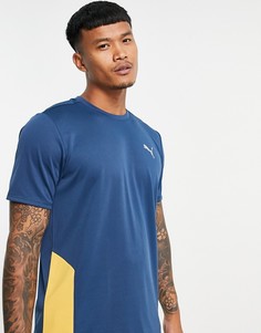 Синяя футболка PUMA Running Favorite-Голубой