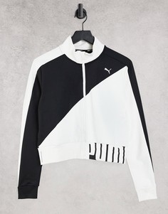 Черно-белая олимпийка Puma Stretch Knit-Черный цвет