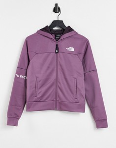 Фиолетовый худи на молнии The North Face Mountain Athletic-Фиолетовый цвет