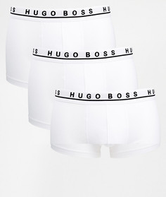 Набор из 3 белых боксеров-брифов Boss By Hugo Boss-Белый