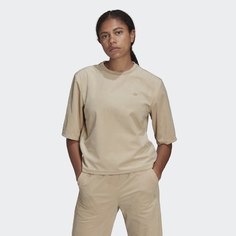 Футболка Adicolor Velour Boxy adidas Originals