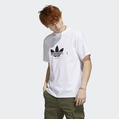 Футболка Trefoil Script adidas Originals