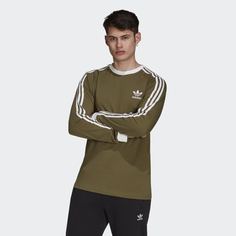 Лонгслив Adicolor Classics 3-Stripes adidas Originals