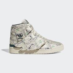 Высокие кроссовки Jeremy Scott Forum Wings 1.0 Money adidas Originals