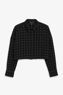 Укороченная фланелевая рубашка Monki
