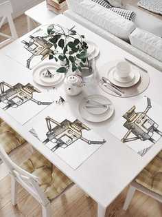 Комплект салфеток JoyArty "Помощник-робот" (32х46 см, 4 шт.)