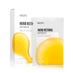 Тканевая маска антивозрастная Nacific Herb Retinol Relief Mask Pack - 5шт.