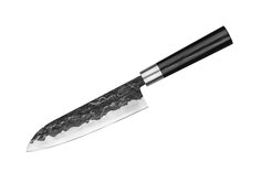 Набор: нож кухонный Samura BLACKSMITH Сантоку 182 мм, гвоздичное масло, салфетка