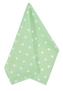 Полотенце кухонное "Guten Morgen"; Green polka dot, горох, зеленый