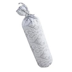 Подушка ортопедическая (Валик) с лузгой гречихи AMARO HOME Healthy Roll (Дамаск серый)