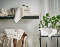 Полотенце махровое "Guten Morgen" Milky, зигзаг, бежевый