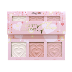 Палетка хайлайтеров Amor us Glow