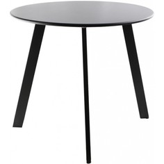 Стол садовый Giardino Club круглый стальной черный