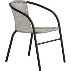 Стул Giardino Club искусственный ротанг серый 52 х 60 х 72 см