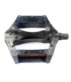 Педаль велосипедная пластик PP-21 1/2 (ТОНКАЯ РЕЗЬБА!!!) ШИРОКАЯ с подшипниками TBS