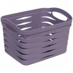 Корзина для хранения "Концепт" светло-серая 30,7х21х19см RC Vostoc