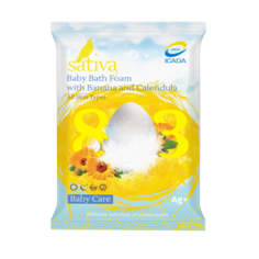 Пена Детская для ванны Sativa №803 с бананом и календулой 15г