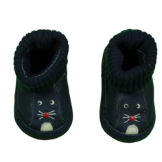 Пинетки JINN кожаные черные р.20