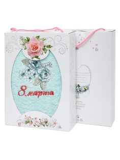 Подарочное махровое полотенце "Комплимент" Мята, 35 х 70 "Всё себе"