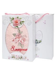 Подарочное махровое полотенце "Комплимент" Пудра, 35 х 70 "Всё себе"