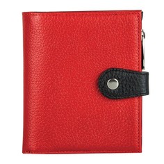 Портмоне женское Fabula PJ.186 красное с черным