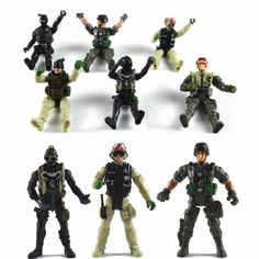 Диорамы Hasegawa 36007 Фигурки пилотов W.W.II PILOT FIGURE SET JAPANESE, GERMAN, U.S