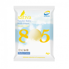 Пена детская для ванны Sativa №805 нежная 15 г