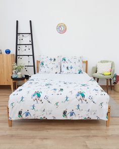 Детское постельное белье Всё себе из поплина Король спорта 1.5-спальное наволочки 50х70
