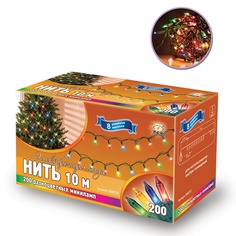 Новогодняя электрическая гирлянда B&H Нить внутренняя 1-47153 10 м разноцветный