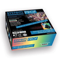 Новогодняя электрическая гирлянда Glos System Prof 1-47104 5 м белый, разноцветный