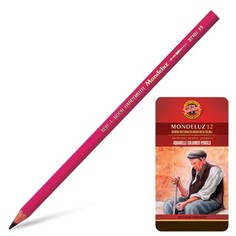 Карандаши цветные акварельные художественные KOH-I-NOOR Mondeluz 12 цв 3,8 мм 3722012001PL