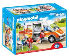 Конструктор Playmobil Скорая помощь со светом и звуком, арт.70049, 62 дет.