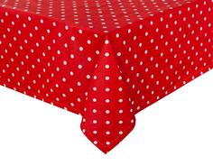 Скатерть "Guten Morgen"Red polka dot, горох