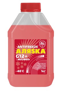 Антифриз Аляска Long Life G12+ красный 1кг Alyaska