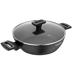 Сотейник с крышкой Vensal Velours Noir VS1004 26 см