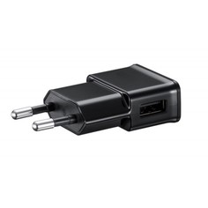 Зарядное устройство (блок питания) USB 5В 1А черное No Brand