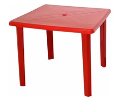 Стол Отличная цена пластиковый квадратный красный