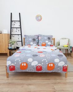 Детское постельное белье Всё себе из поплина Хэппи мир 1.5-спальное наволочки 50х70