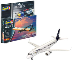 Набор Пассажирский самолет Embraer 190 Lufthansa New Livery Revell