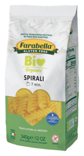 Макаронное изделие Паста Спирали органическая "Farabella", без глютена, Италия, 340 г.