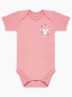 Боди Веселый малыш Wooly Wool 41322/w/пудровый р.86