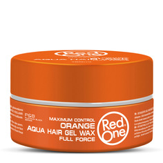 Аква гель-воск для волос RedOne ультрасильной фиксации Aqua Hair Gel Wax ORANGE, 150 мл