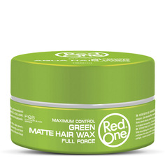 Матовый воск RedOne для волос ультрасильной фиксации Matte Hair Wax GREEN, 150 мл
